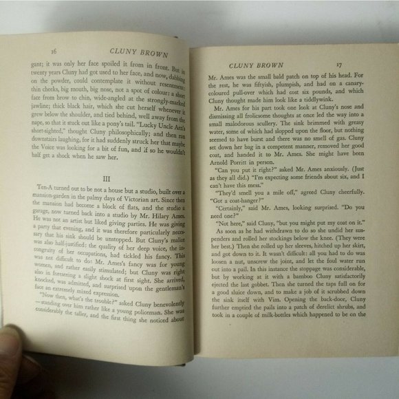 Vintage Book - Cluny Brown by Margery Sharp Hardco - Picture 8 of 11